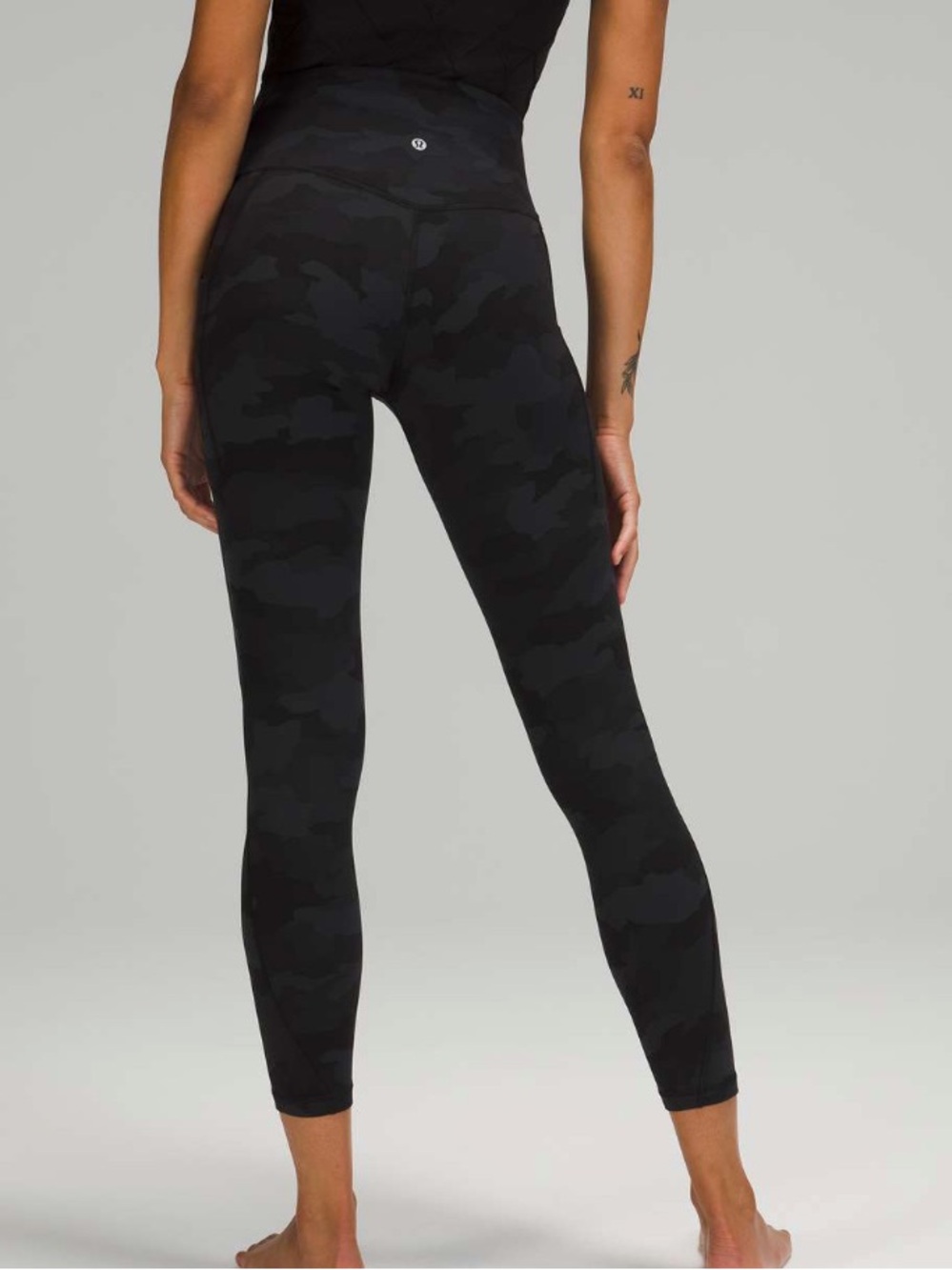 Lululemon Align Black Camo High Rise Pant with Pockets 25" - 6